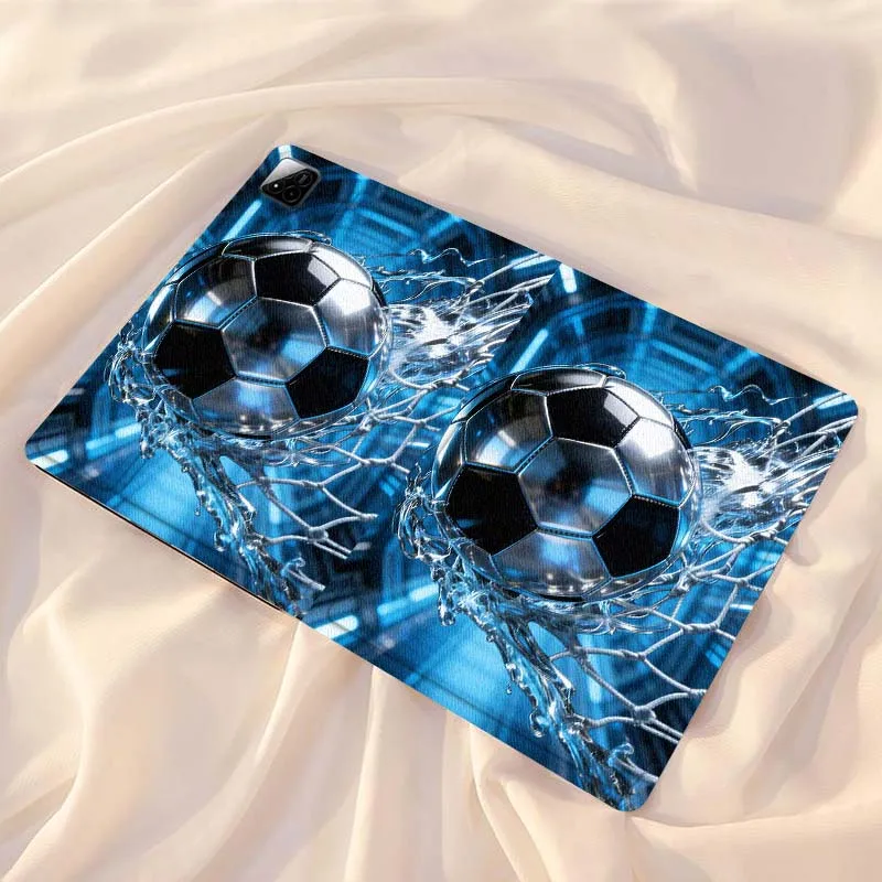 

Burning Soccer Volcano Fire Tablet Case For Xiaomi Redmi Mi Pad 4 5 6 7 8 K SE Mini Pro Plus Max 10.1 11.2 inch