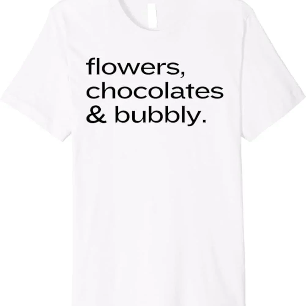 Flower Chocolates And Bubby Valentine'S Day Themed Shirt