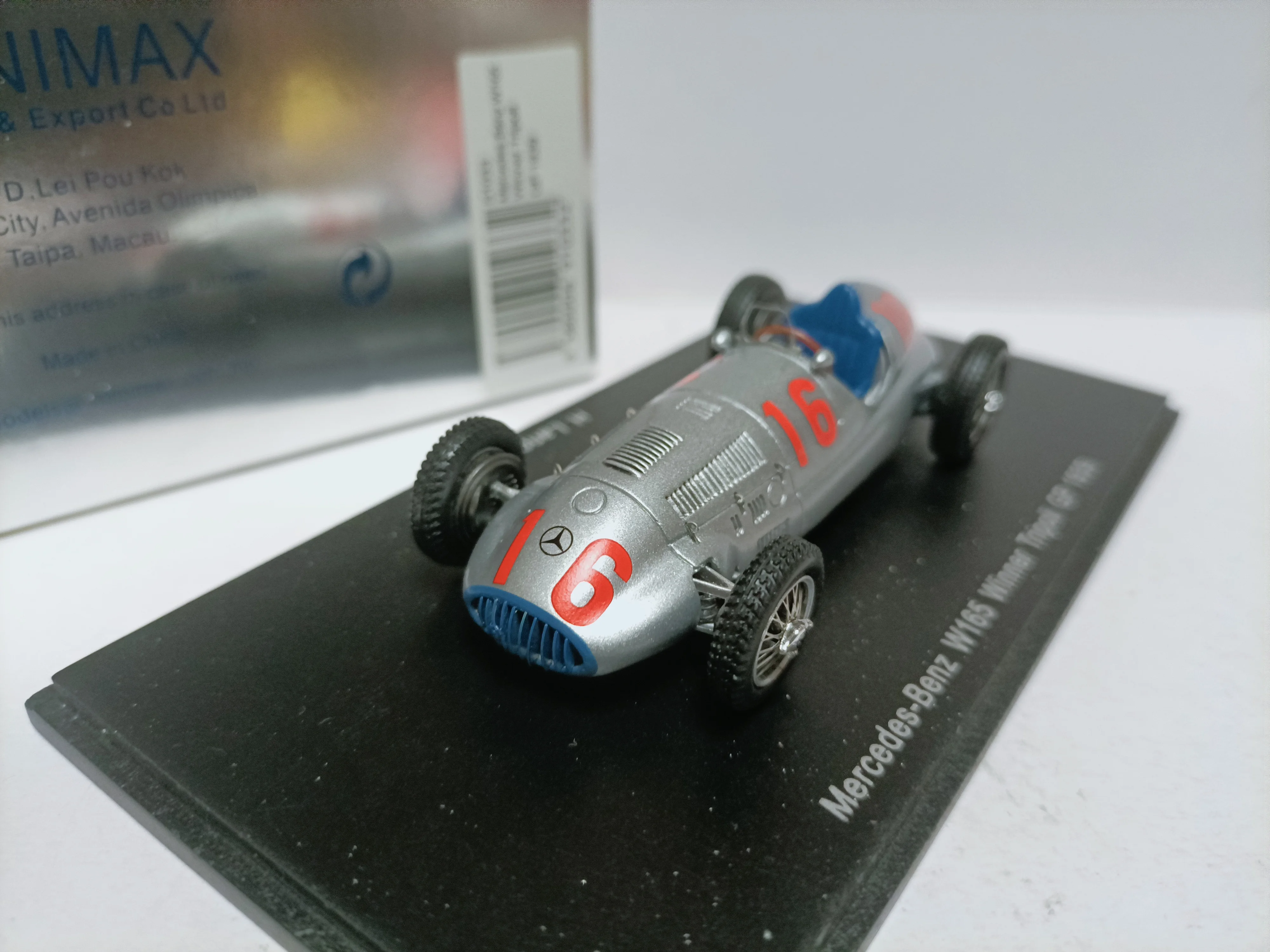 

Spark 1 43 BENZ Champion Rally Car Model W165 Winner Tripoll GP 1939