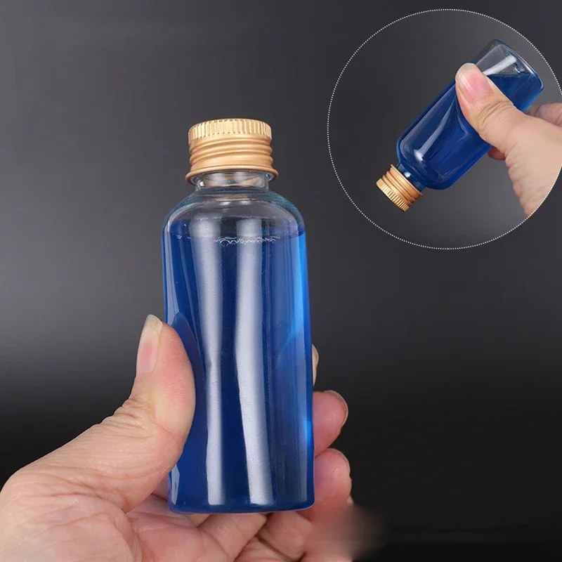 5/10/20/30/50/60/100/120/250/500ML Plastic Bottle with Aluminum Screw Cap Portable Travel Cosmetic Container for Lotion Creams