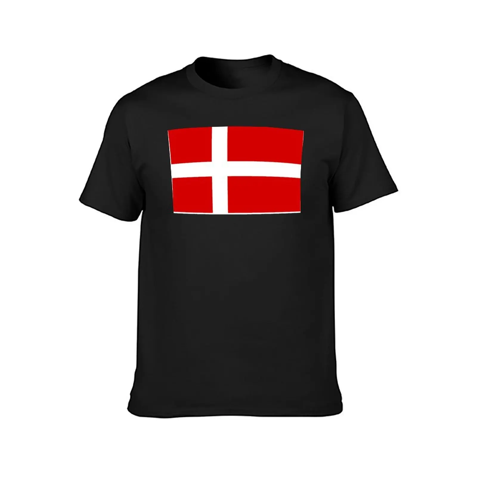 Danish / Denmark Flag by Orikall T-Shirt kawaii clothes tees fruit of the loom mens t shirts