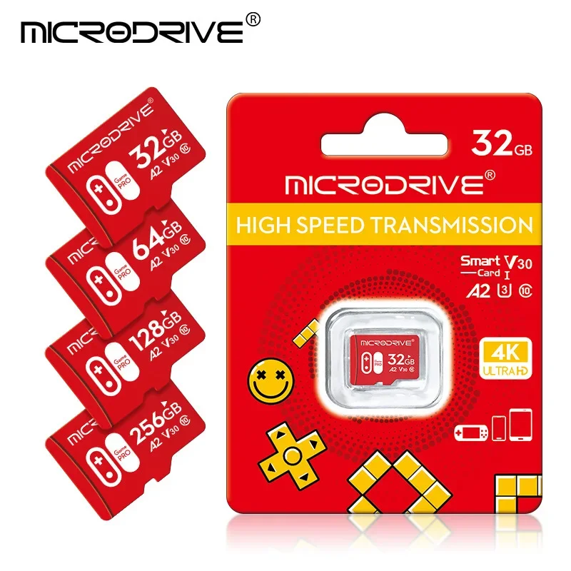 256GB TF Card for Nintendo Switch/Switch OLED Micro Sd Card for Mobile Phone Game Storage U3 High Speed