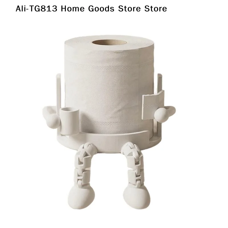

[TG813]Reading Scroll Companion 3D Printed Unique Toilet Paper Holder Adding Fun To Your Bathroom Suitable For Office Bathrooms