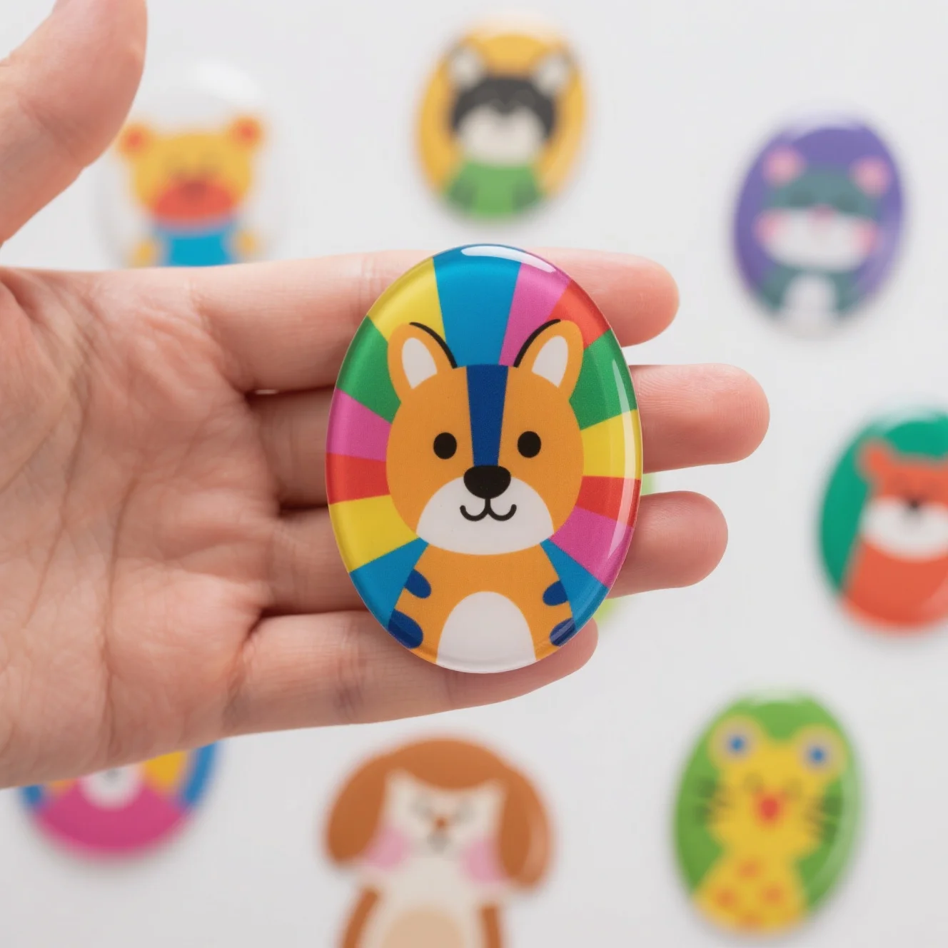 

Dome Sticker With A Strong, Aggressive Adhesive For Challenging Surfaces