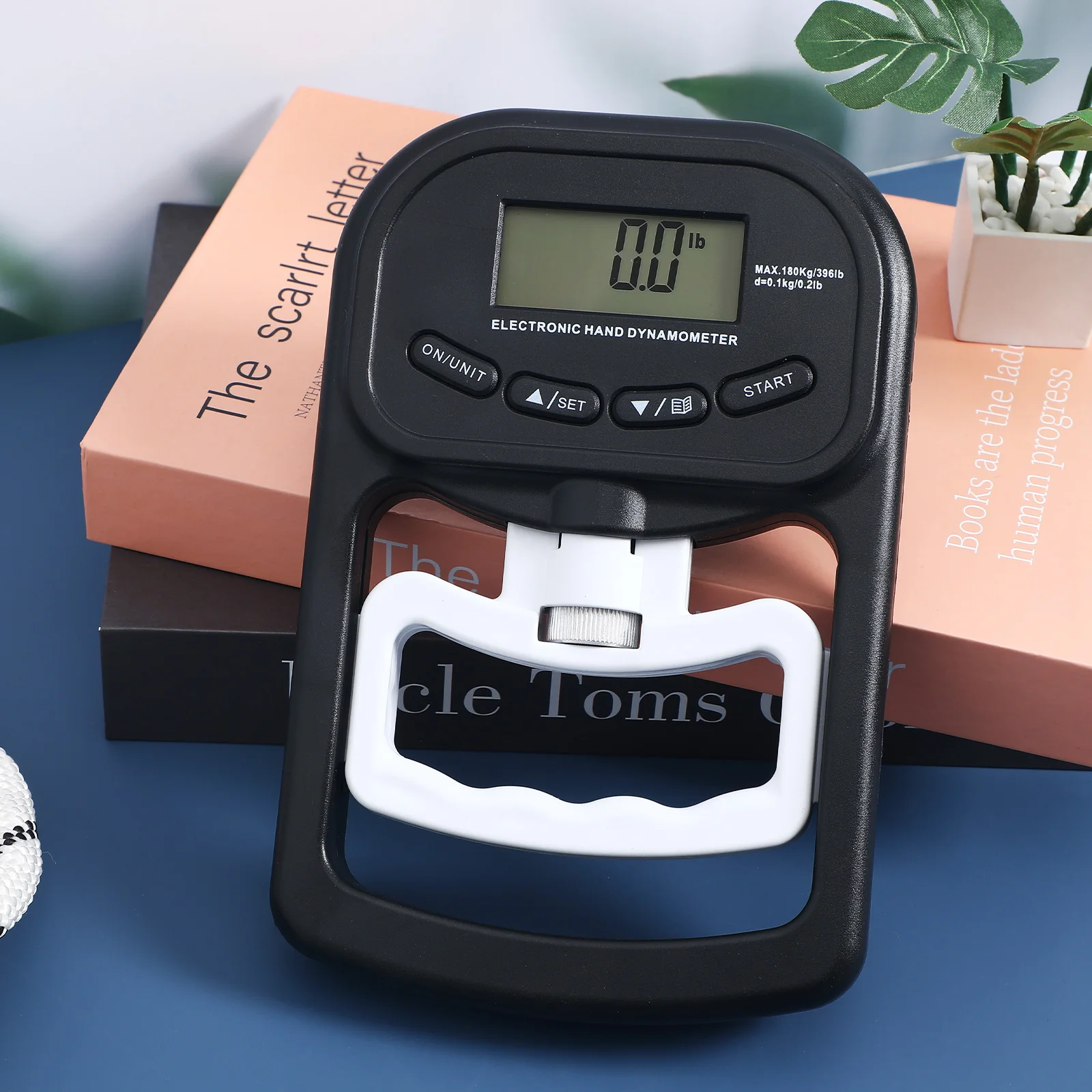 

Grip Strength Tester 180kg Rechargeable Hand Dynamometer Black JX180 Measurer Fitness Training Athlete Testing Easy Operation