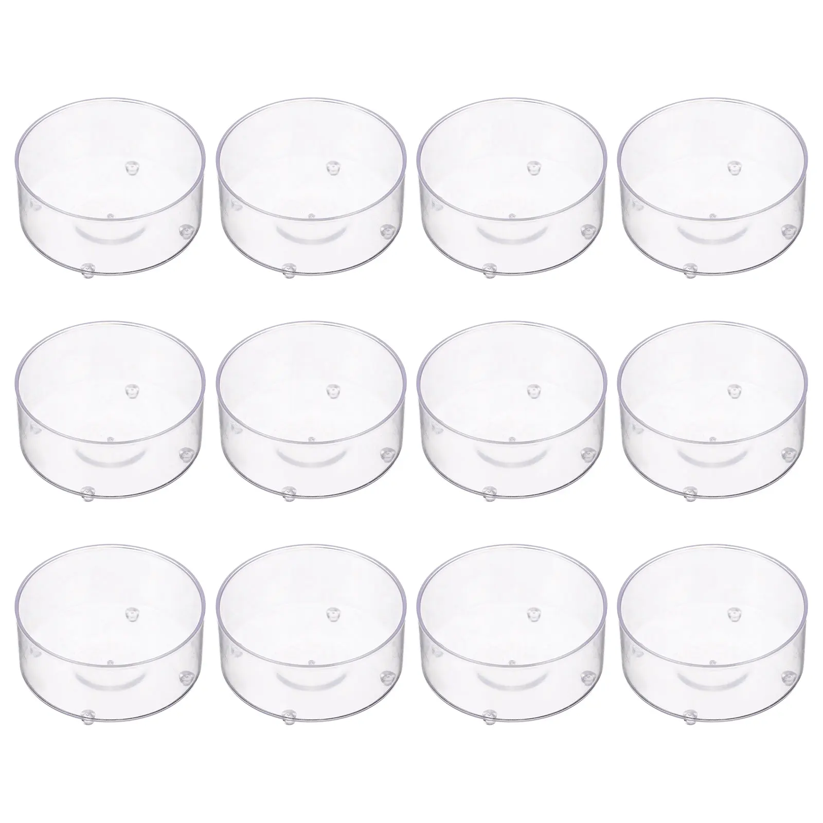 

30PCS Reptile Transparent Food Cup Tank Accessory Snake Lizard Pet Multi Function Reptile Food Cup Supplies Easy Clean Home Use