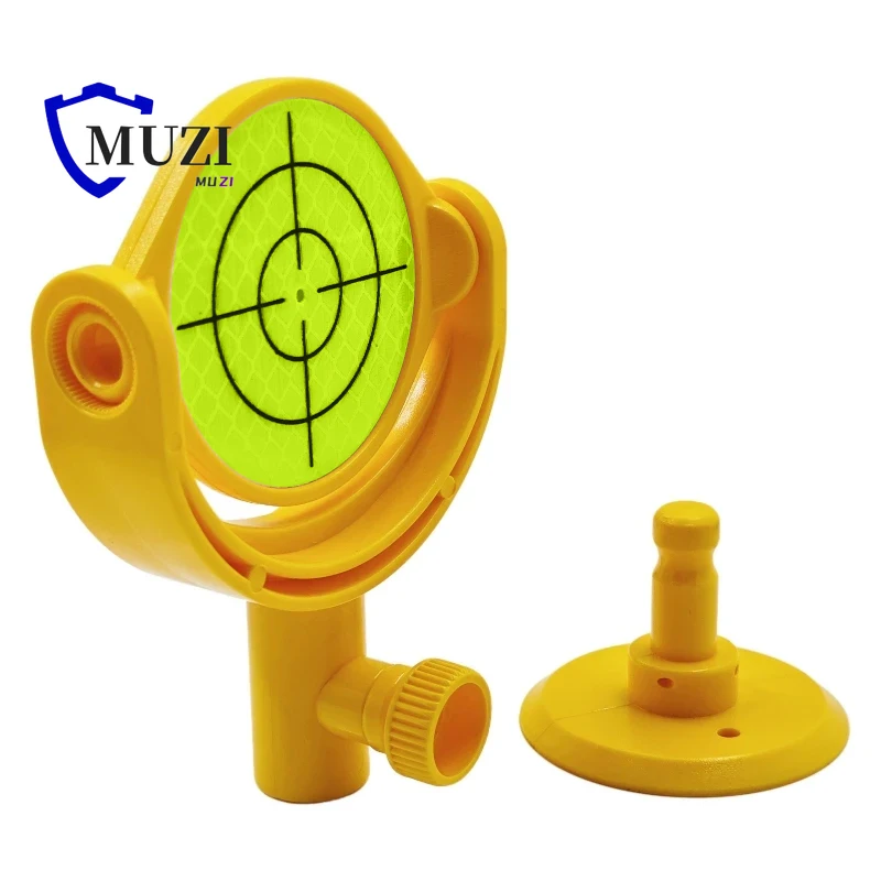 

Fluorescent Green Tilting Target Reflector with Crosshair Diameter 60mm Sheet 5/8X11 Thread Mini Target for Total Survey Station