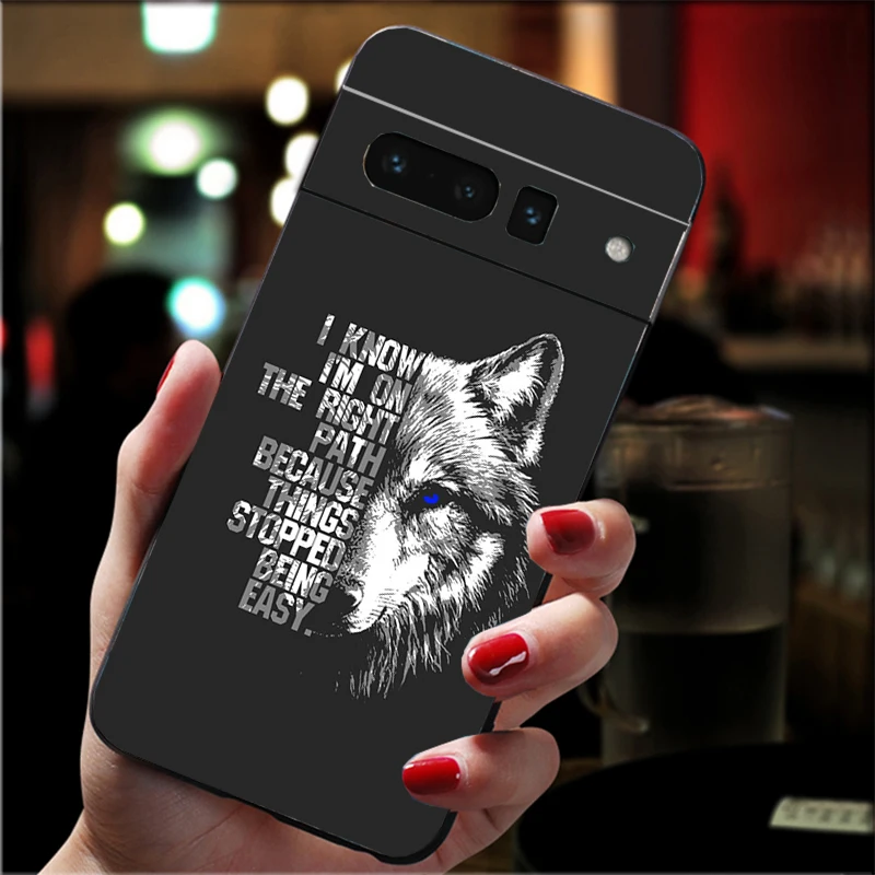 

Phone Case For Google Pixel 10 9 Pro XL 9A 8 7 6 Pro Pixel 8A 7A 6A Pixel 8 7 6 5 Animal Wolf