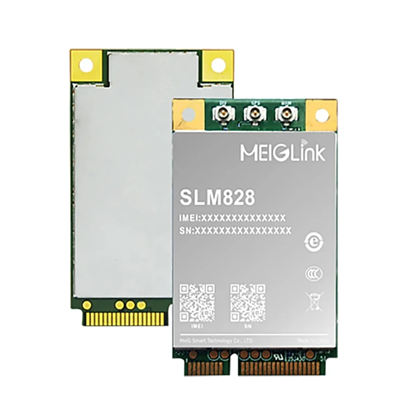 

MeigLink SLM828 LTE-A module SLM828-EU SLM828-NA. 300Mbps downlink 50Mbit/s uplink Support DL 2CA，3CA Qualcomm