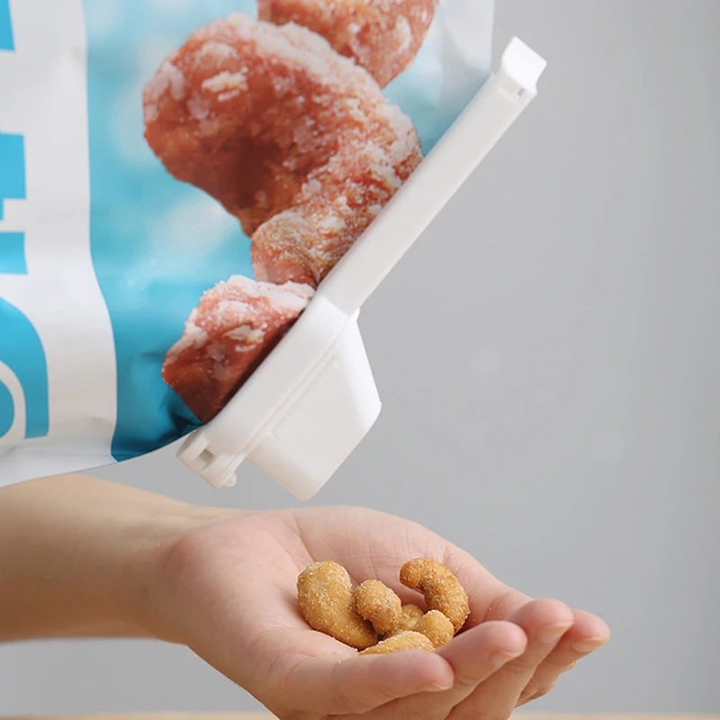 2PCS Food Bag Clips With Lid Sealing Clips Milk Powder Snack Clips Kitchen Food Moisture-Proof Chips Milk Bag Clips