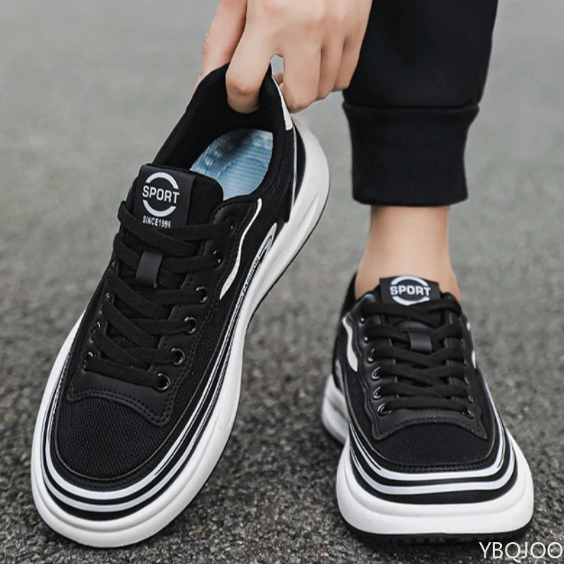 새로운 여름 유행 다용도 남성 신발 캐주얼 편안한 운동화 가벼운 메쉬 통기성 남성 스니커즈