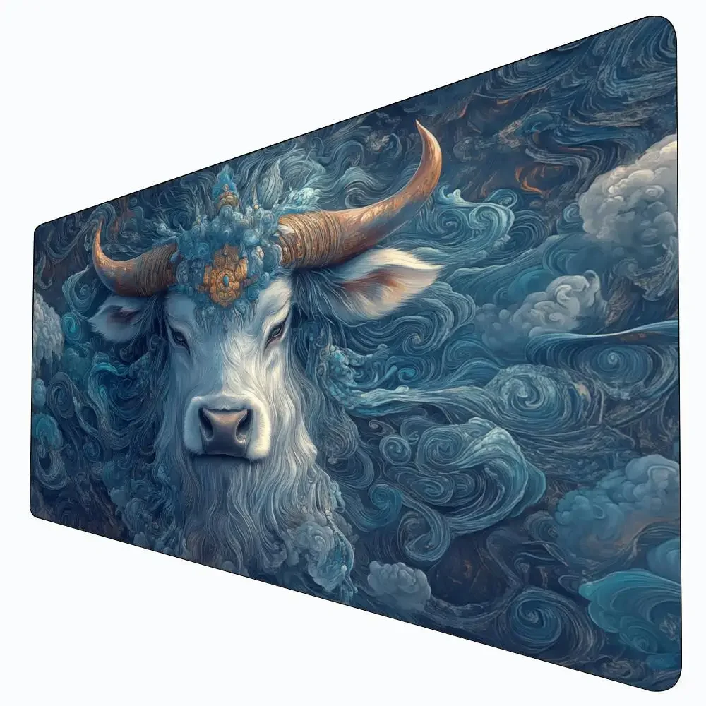 

Ukiyo-e стиль божественный бык MTG Playmat Волшебная карта Боевой коврик Нескользящий прочный 35X60 см Командир игровой коврик tapete magic mtg Настольный коврик