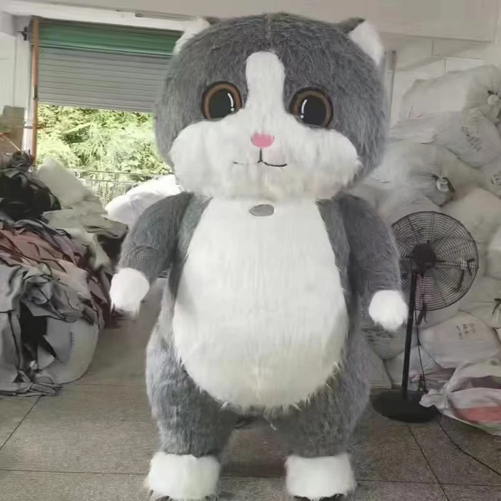 Polar bear panda giant angry cat mascot costume giant inflatable walking inflatable suit adult full body animal role-playing