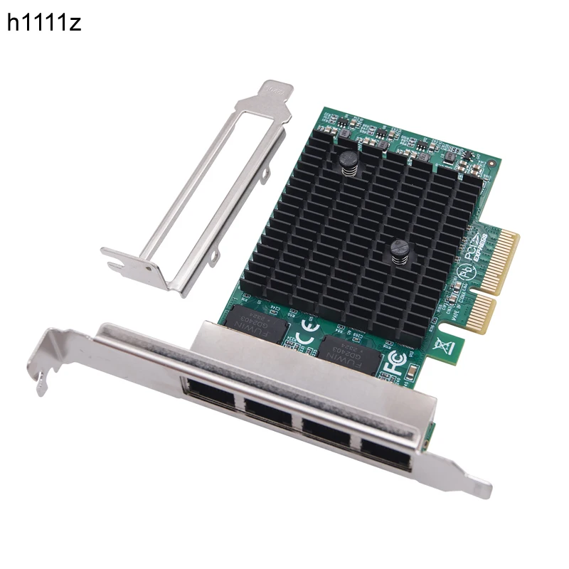 

Сетевая карта 2,5G PCIE, 4 порта RJ45 к PCI Express X4 Gigabit Ethernet-адаптер, чип RTL8125BG 10/100/1000 Мбит/с для настольного ПК