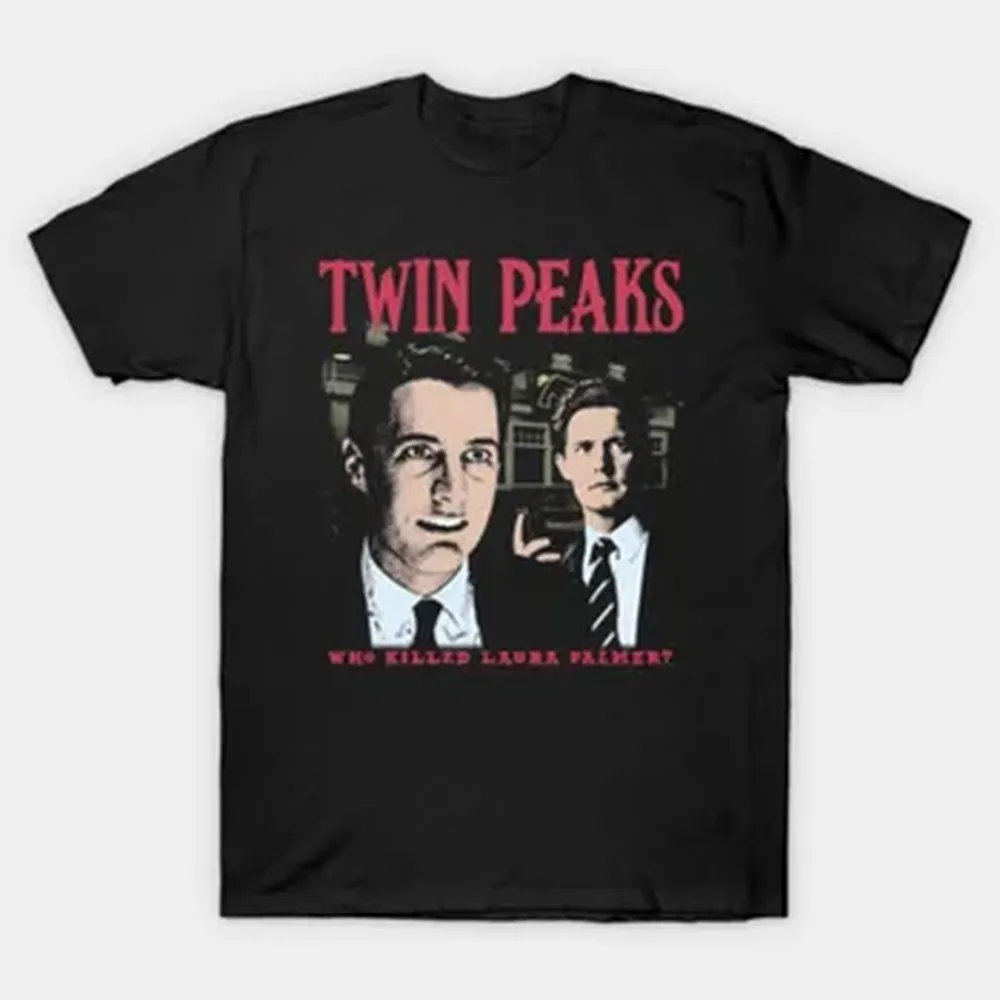 Twin Peaks Who Killed Laura Palmer Retro Series T-shirt For Men Women 100% Cotton T Shirts Short Sleeve