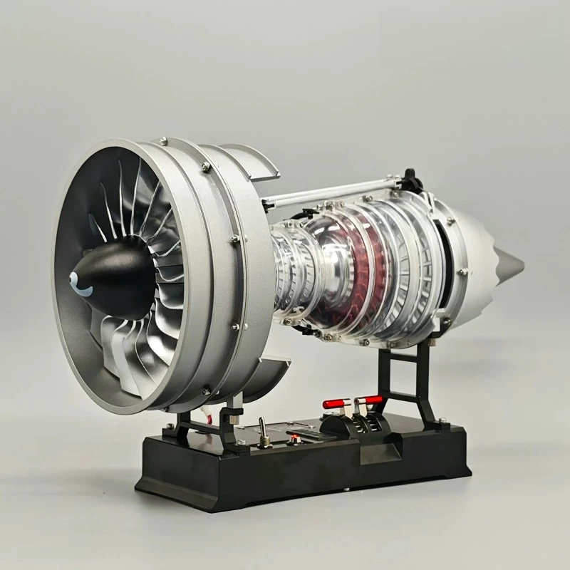 All-Metal Turbofan Engine Model, Aircraft Engine DIY Assembly Kit