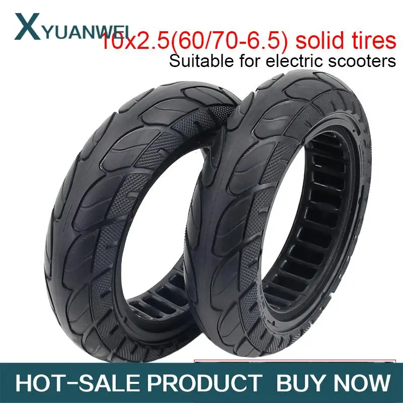 

Rubber For Motorcycle Equipment 10X2.5 (60/70-6.5) solid tire high quality Electric Car Tire Electric Car Tire