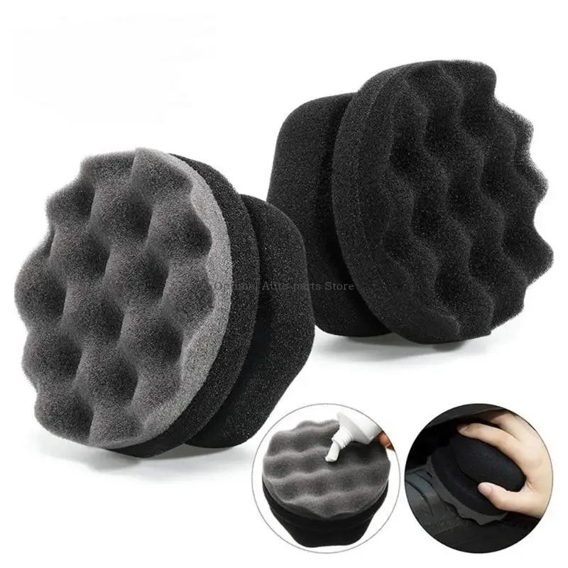 Picture 5:  Vehicle Wax Applicator Pad Buffing Wheel With Auto Adhesive Design For Quick Use