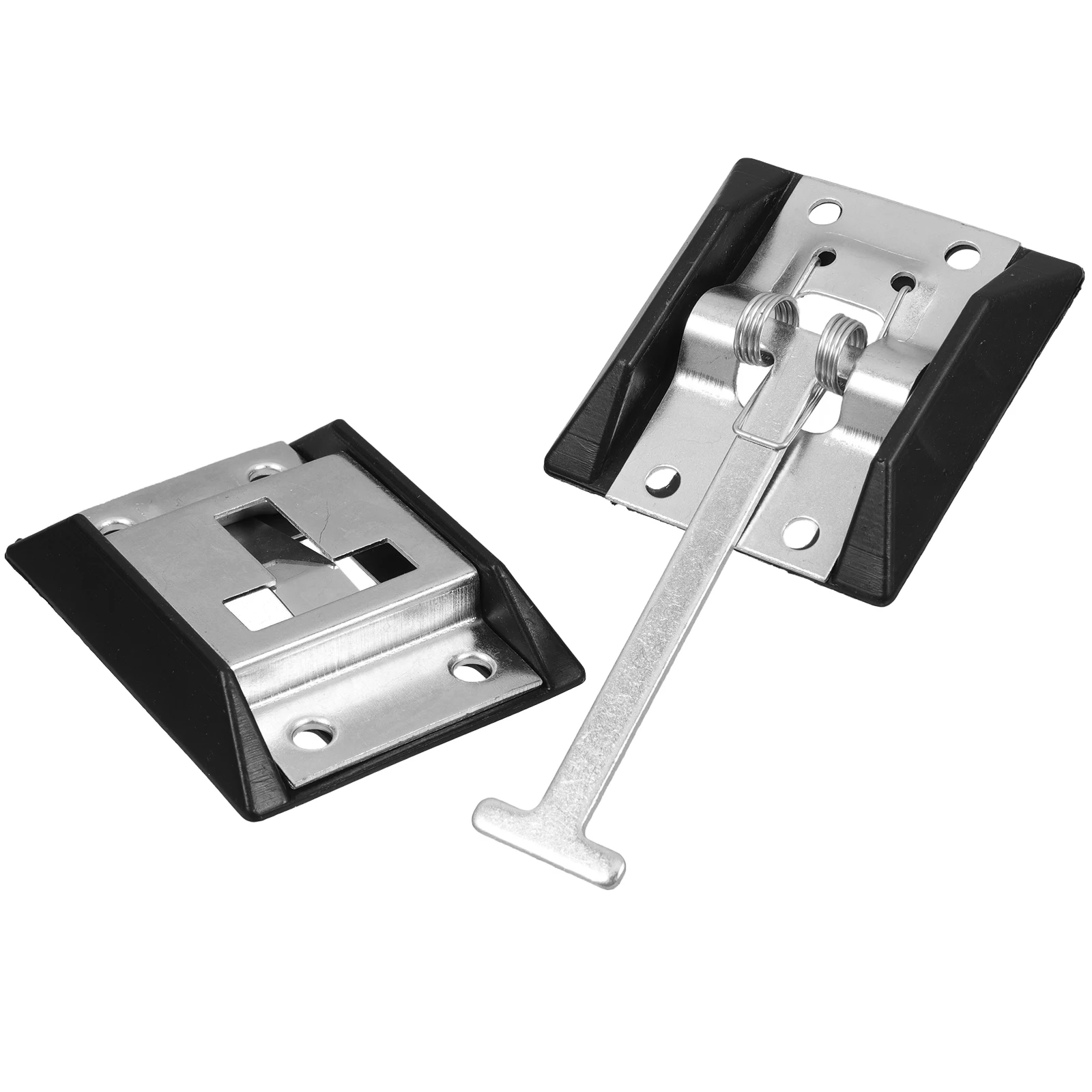 

Wind Hook Entry Door Catch Holder Heavy Duty Carbon Steel Door Catch T Style Camper Van Latch Secure Trailer Parts Zinc Coating