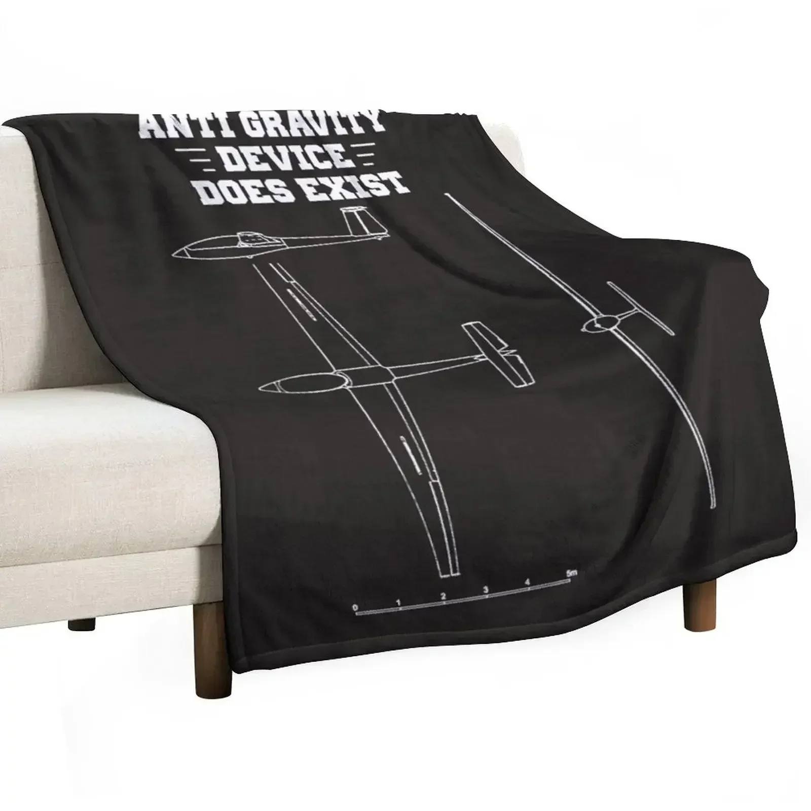 Soaring Sailplane Pilot Gliding Gift For Gliders Throw Blanket Retros manga Hair Stuffeds Blankets