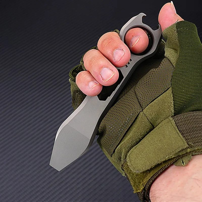 Imagem -04 - Titânio Ferramenta Multifuncional para Acampamento ao ar Livre Chave de Fenda Hexagonal Edc Abridor de Garrafas Multifuncional Crowbar Saca-rolhas Pingente Chave 139 mm