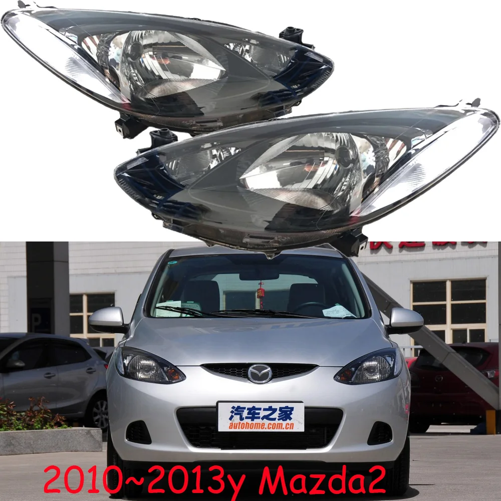 

1pcs car bumpe headlamp For Mazda2 headlight 2010~2013y car accessories head lamp for Mazda2 fog light