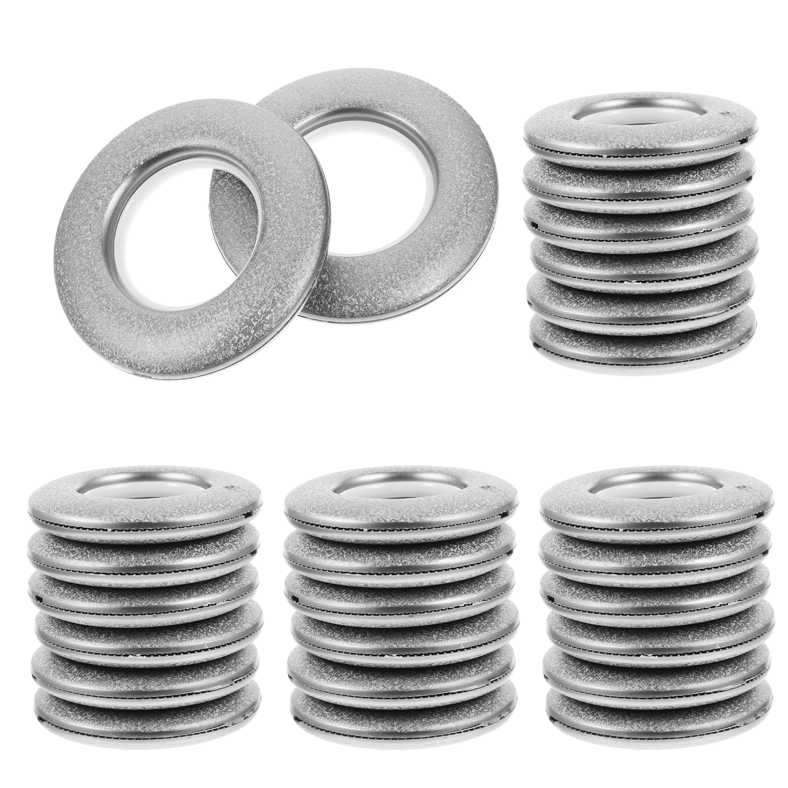 

80pcs Reusable Plastic Drapery Self-Locking Rings For Home Window Bags Diy Decoration Grommets For Replace Reusable Curtain