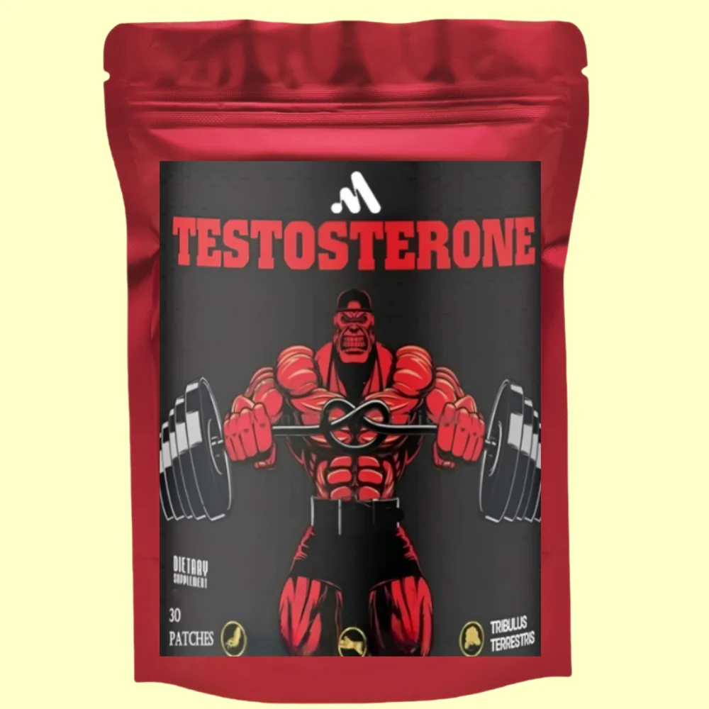 30 Patches Testosterone Supplement for Men Muscle Building Fast Acting Testo Extreme - Improve Muscle Strength & Growth