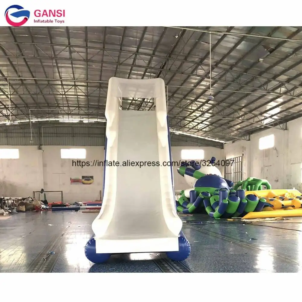 

4M Height InfInflatable Cruiser Yacht Slide, Commercial PVC InfInflatable Water Slide For Boat