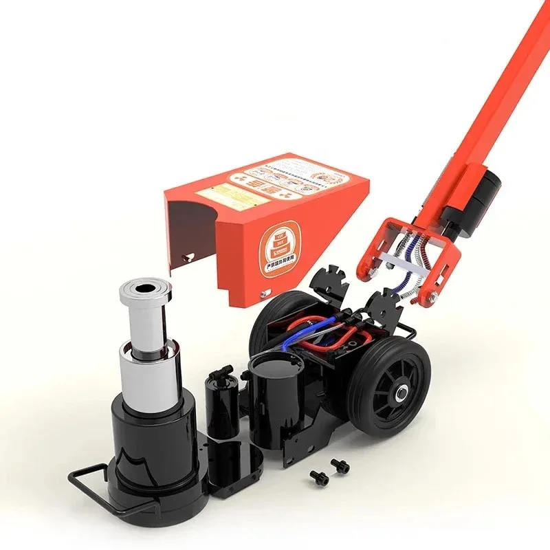 New Horizontal Pneumatic Jack Hydraulic 80T 30t 50 Oil Pressure 100T Gold Heavy-duty Auto Repair Special Pneumatic Jack