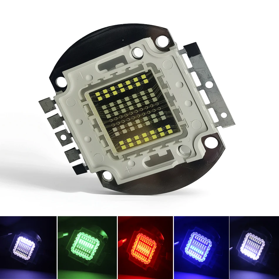 

Светодиодные лампы 83W WRGBW 10000K, 4-цветный LED-модуль, 22-28В, для полноспектрального освещения аквариумов и аквариумов с растениями.