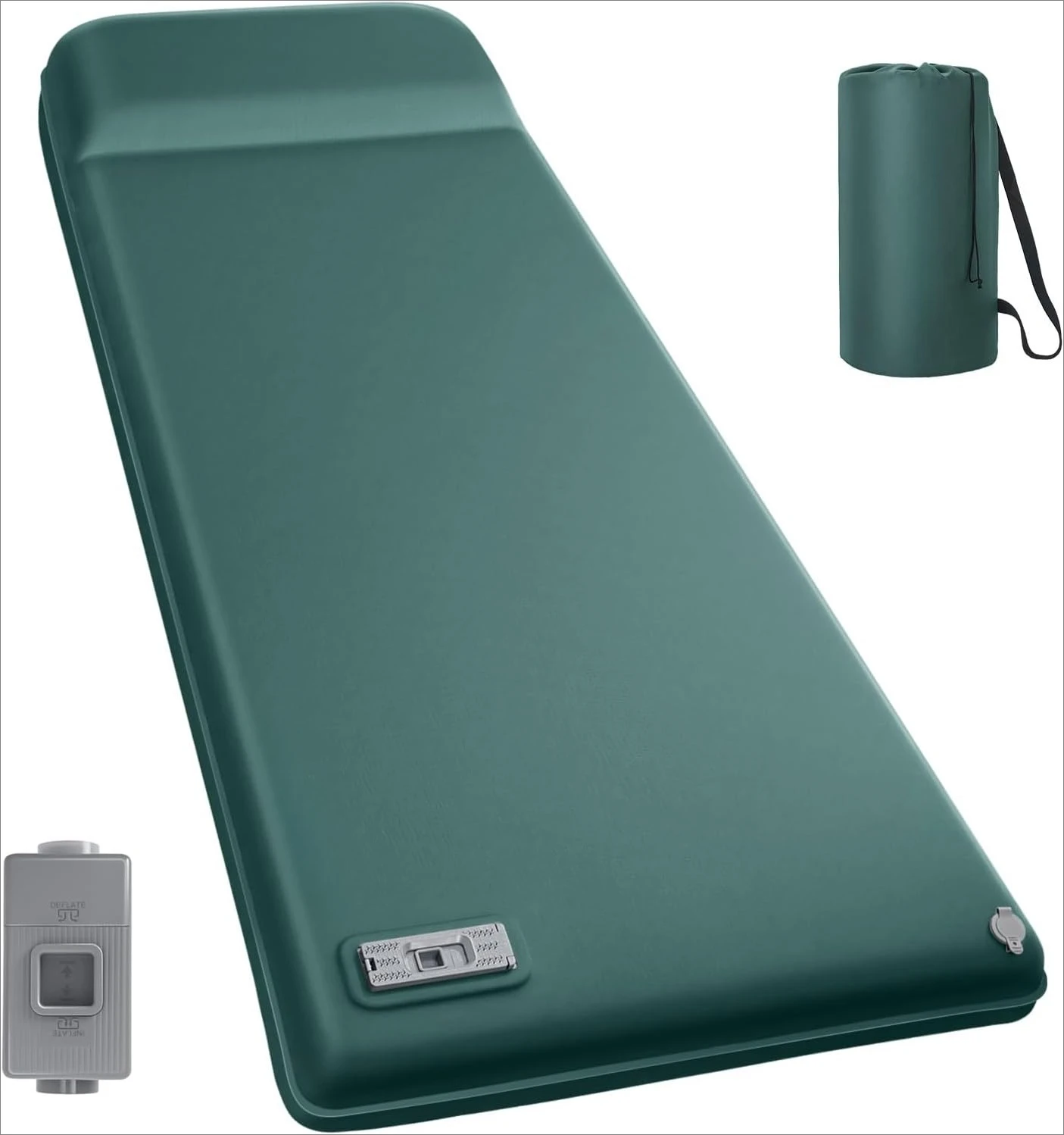 3.15 Inch R9.5 Memory Foam Four-Season Self-Inflating Camping Pad Equipped With Electric Pump Attached Pillow For Tent Car RV Camping