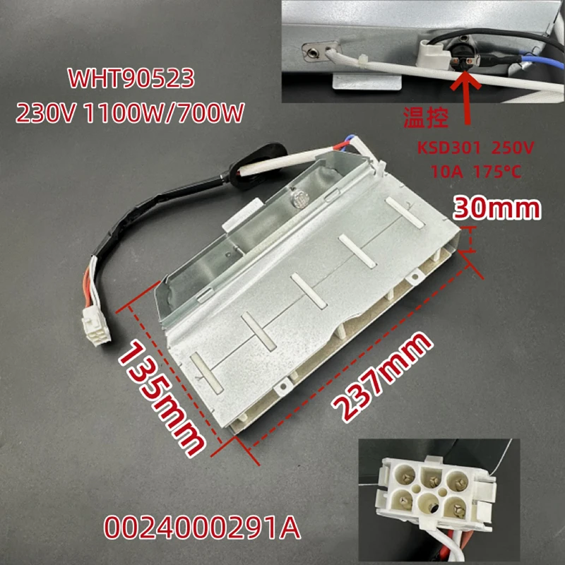 Imagem -03 - Adequado para Aquecedor Secador Elementos de Aquecimento Montagem de Substituição Adequado para Roupas Lavadora Secadora Gdne701 Gdne9636