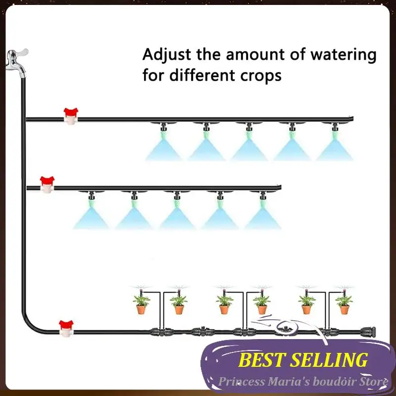 AB30-30PCS Drip Irrigation Switch Valve Barbed Hose ID Ball Valve For Drip Irrigation Hoses Agricultura Garden K08-08