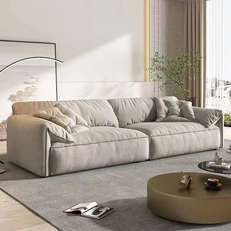 

Fabric Nordic Sofas Recliner L Shaped Minimalist Lounge Sofa Living Room Floor Dining Sofas Para El Hogar Indoor Furniture