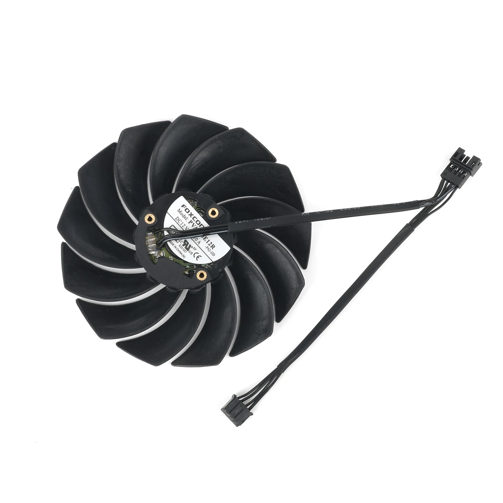 90มม.PVA080E12R 12V Cooler พัดลมสำหรับ IGame RTX 3060 3070 3080 Ti RTX3090ขั้นสูงกราฟิกการ์ดพัดลม