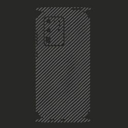 3D Carbon Fiber Skin Grain Full Body Phone Sticker For SAMSUNG GALAXY S20 Ultra S20 Note 10 Ultra Note 20+ Back +Sides Wrap Film