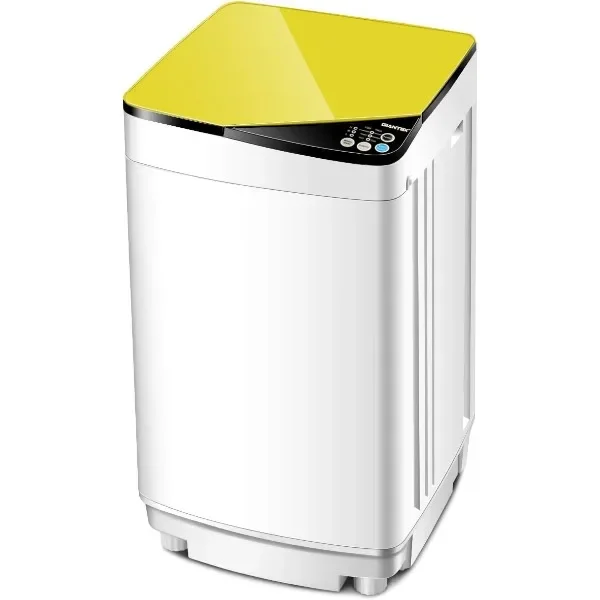 Giantex Full-Automatic Washing Machine Portable Washer and Spin Dryer 7.7lbs Capacity Compact Laundry Washer