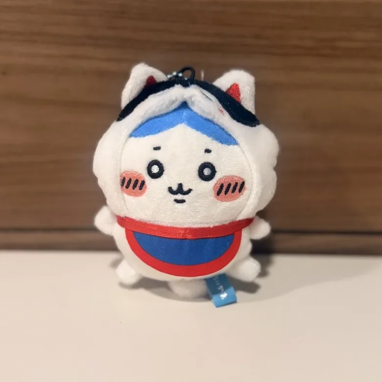  Apron Costume Plush Keychain Usagi Hachiware Momonga Kawaii Stuffed Animal Bag Charm Cute Cartoon Gift Boys Girls view 3