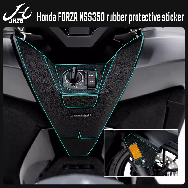

For Honda FORZA NSS350 rubber protective sticker