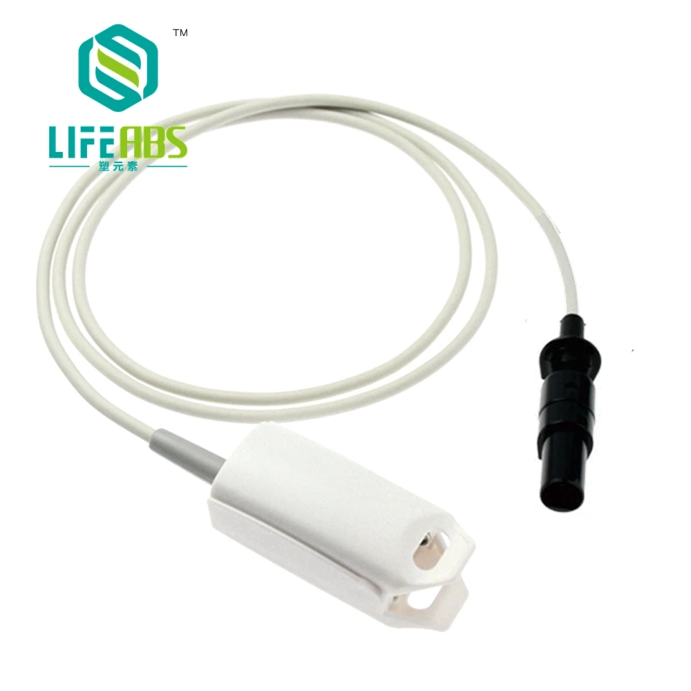

Child Finger Clip Ear Clip Silicone Long Cable Spo2 Oxygen Sensor Reusable Spo2 Sensor for G*E-O*HMEDA 7pin Patient Monitor