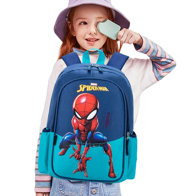 Marvel Spiderman Children\'s Anime School Bag Boy Baby 3-6 Years Old Cute Cartoon Fashion Creative Backpack Lightweight Backpack