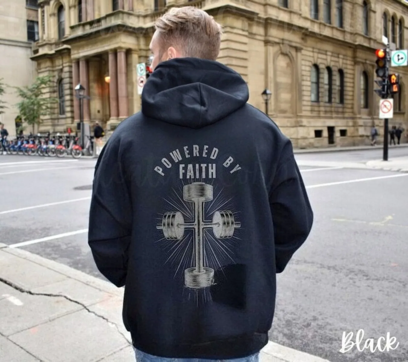 

Мужская модная повседневная толстовка с капюшоном «Иисус» и принтом, утепленный флисовый пуловер, подходит для праздничных подарков, топов