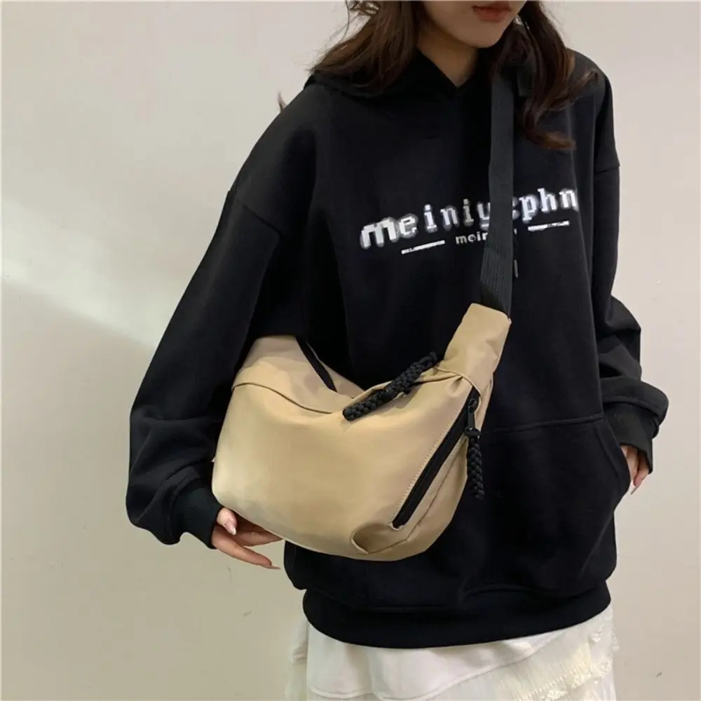 

Simple Nylon Oxford Dumpling Bags Canvas Underarm Bag Single Shoulder Bags Korean Style Handbag Large Capacity Sports Bag Girls