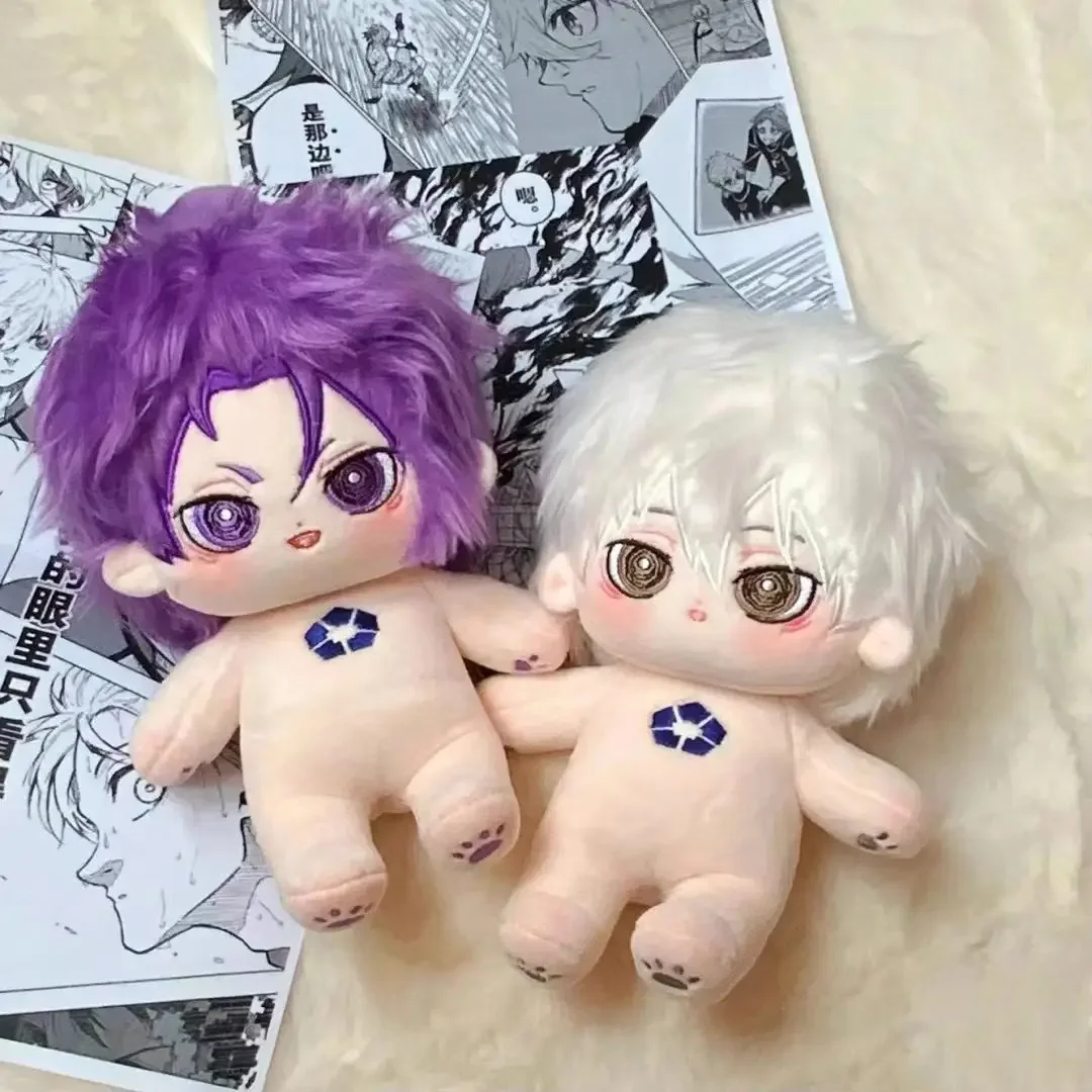 20 cm Game Bluelock Mikage Reo Nagi Seishiro Cosplay Pluche Poppen Speelgoed voor Fan Collection Verjaardagscadeautjes