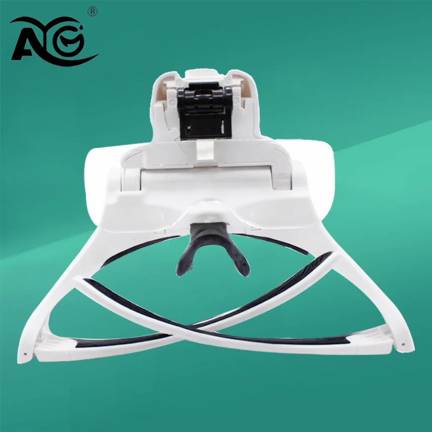 AG Dental Magnifying Glasses Reading Illuminated Magnifier 1.0X 1.5X 2.0X 2.5X 3.5X Dental Loupes Illuminated Loupe Magnifier