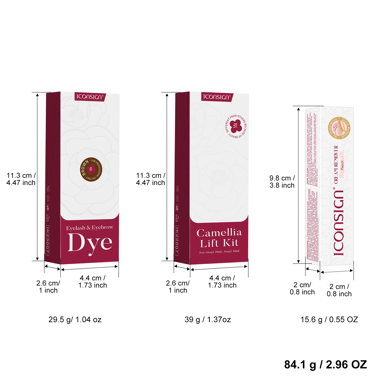 Lash Lift Kit,Eyebrow Tint & วางกําจัดขนตา,Pro Eyelash Perming & Brow Dye Kit |   ติดทนนาน |   ใช้งานง่ายในบ้าน |   ชุด 3-in-1