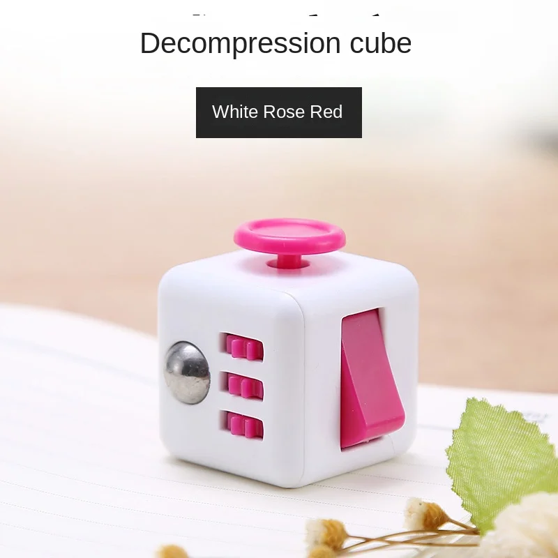 New Adult Fidget Toys cubHand Pinching Venting Anti  Anxiety 6sided Playable Decompression Anti-Stress Relief Toy Dice Magic Cub