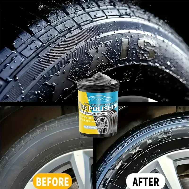 NEWCar Pasta reparadora de parachoques: restaura el cuero artificial con plástico, mejora el efecto negro, pulido de automóviles con revestimiento de restauración