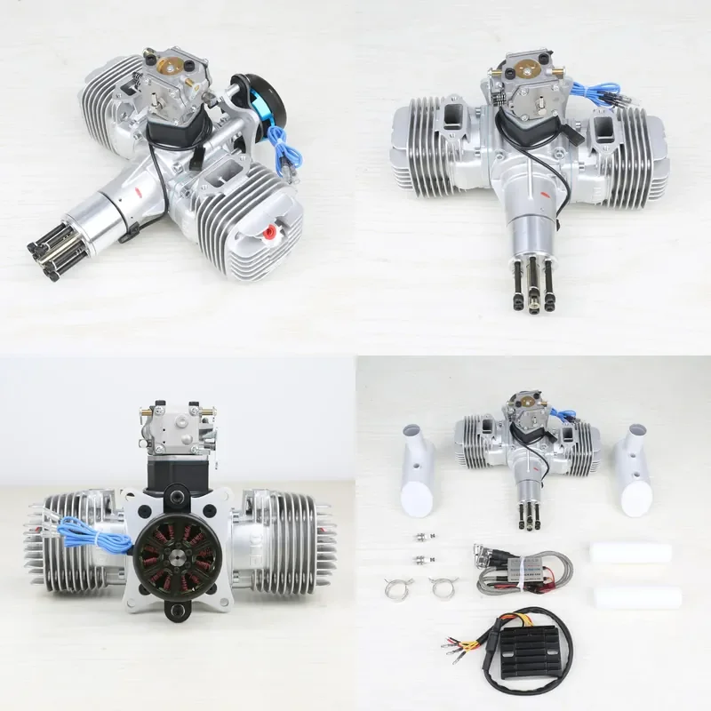 2026*Hotsale* 120 model engine two-cylinder two-stroke with power generation system 180W120CC displacement